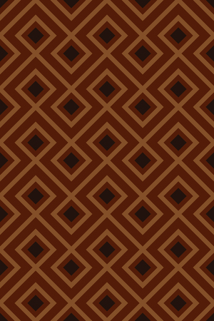 Diamond seamless vector pattern, Vintage ornament with rhombuses.のイラスト素材