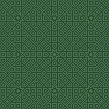 Background with seamless pattern in islamic style. Eastern geometric ornament. Arabic seamless pattern.のイラスト素材
