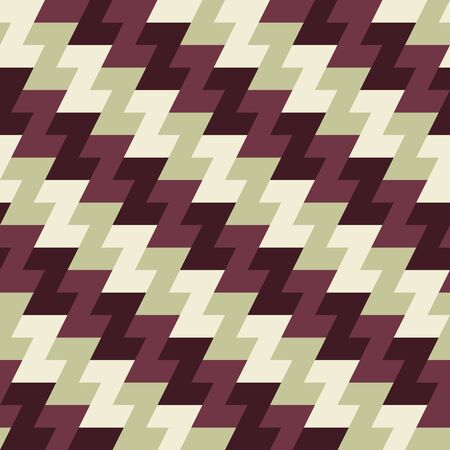 Zigzag abstract vector background. Geometric seamless pattern for fabric print