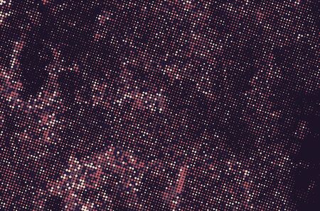 Grunge halftone dots background. Offset Printing Texture. のイラスト素材