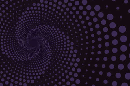 Vector spiral background of dots. Modern abstract geometric design for backgroundのイラスト素材
