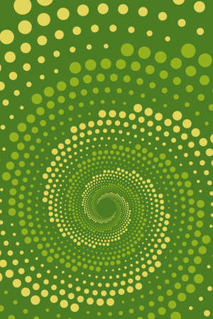 Vector spiral background of dots. Modern abstract geometric design for backgroundのイラスト素材