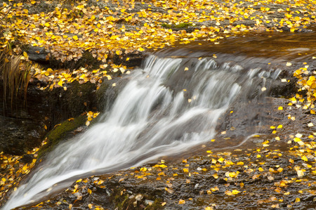 Mountain waterfall, Lillaz, Italyの写真素材
