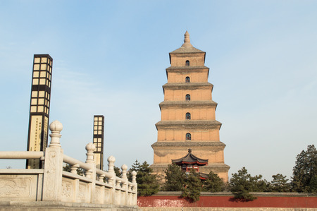 Giant Wild Goose Pagodaのeditorial素材