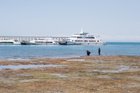 Qinghai Lakeのeditorial素材