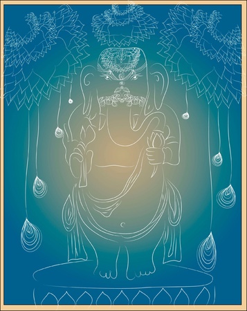 Ganeshaのイラスト素材