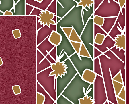 Beautiful colorful textile print designの写真素材