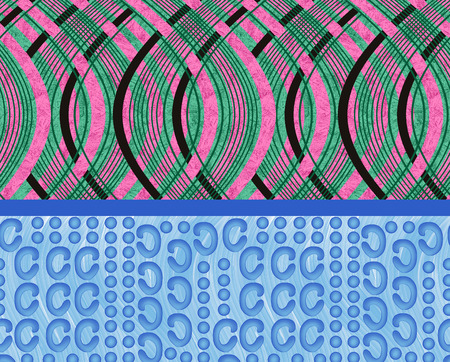 Beautiful colorful textile print designの写真素材