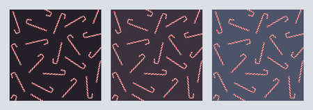 A set of Christmas and New Year textures. Several background colors to choose from, with caramel red...