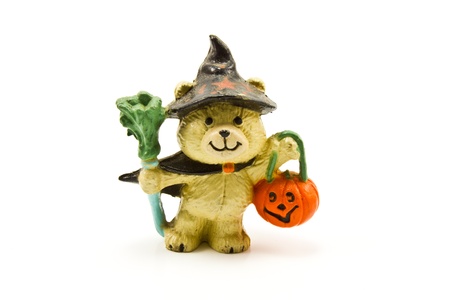 cute bear figure for halloweenの写真素材