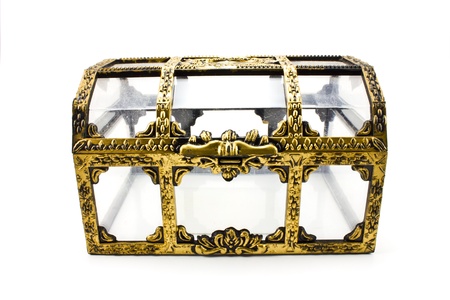 Empty tresure boxの写真素材