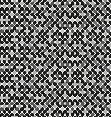 Seamless pattern. Geometric illustration. Repeating background. Black and Whiteのイラスト素材