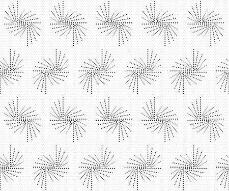 Seamless pattern. Geometric Vector illustration. Repeating background. Black and Whiteのイラスト素材