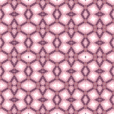 Abstract flowers seamless pattern background. Kaleidoscope from flowers. Hydraulic tile design.