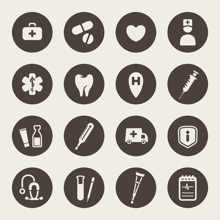 medical icons のイラスト素材