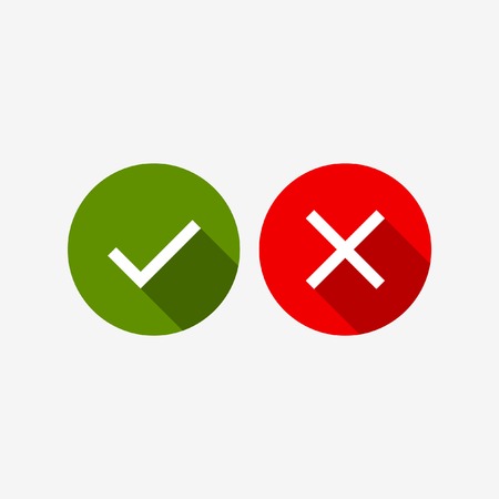 Check marks のイラスト素材