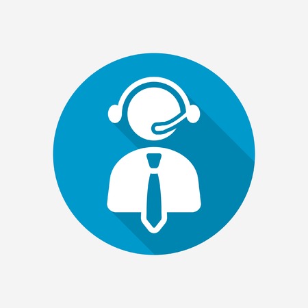 Call center operator icon のイラスト素材