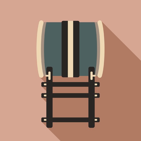 Japanese Drumのイラスト素材