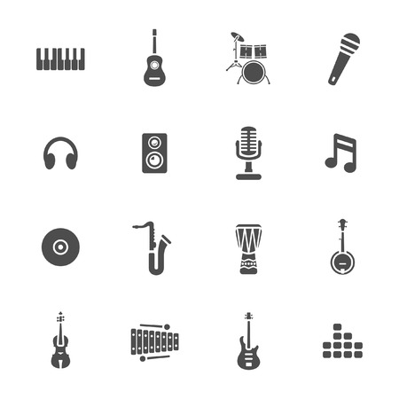 Music icons のイラスト素材