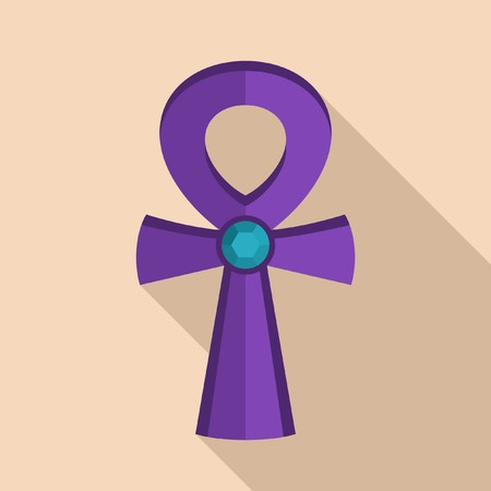 Egypt cross iconのイラスト素材