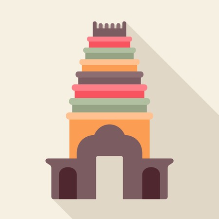 Hindu templeのイラスト素材