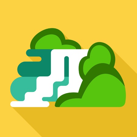 Waterfall iconのイラスト素材