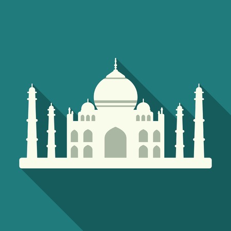 Taj Mahal iconのイラスト素材