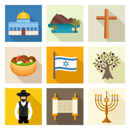 Israel icon setのイラスト素材