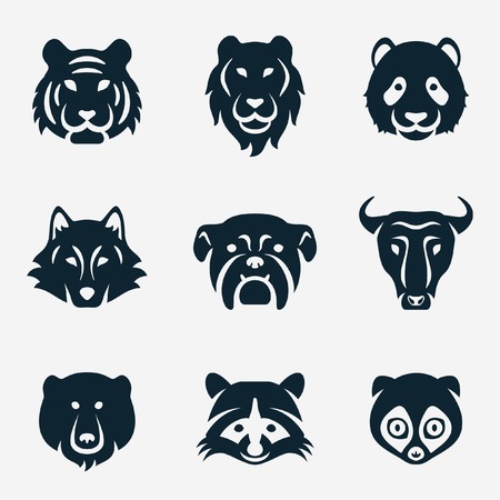 animal faceのイラスト素材