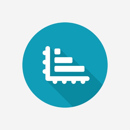 Graph vector iconのイラスト素材