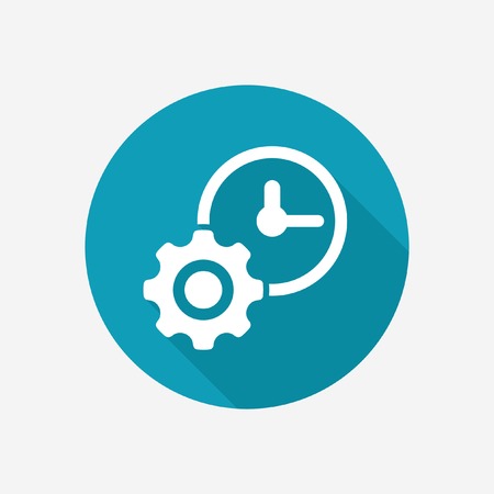 Time management vector iconのイラスト素材