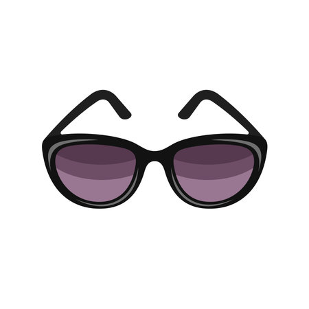 Sunglasses isolated on white background. Vector illustration.のイラスト素材