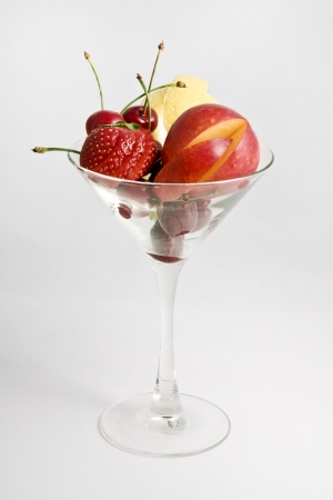 Fruit cocktailの写真素材