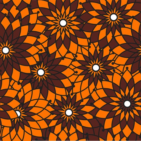 Seamless pattern. Hand drawn background. Islam, Arabic, Indian, ethnic pattern. Perfect for printing on fabric or paperのイラスト素材