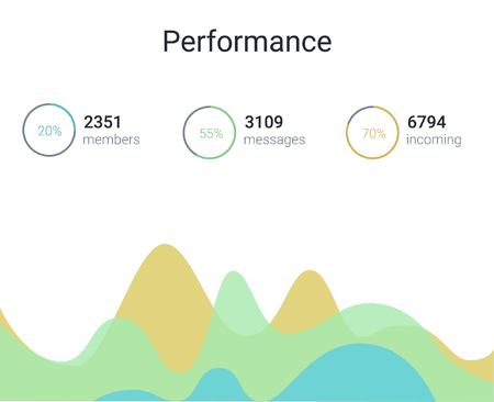 Infographic Dashboard vector illustration. Processing and analysis of data. jpg eps