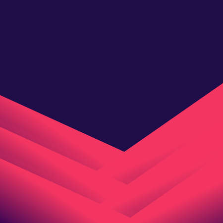 Dark background with bright stripes. Template with pink lines. Abstract pattern on a blue...