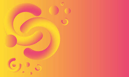 bright background. Yellow and orange abstraction. Template with a gradient for a website,...