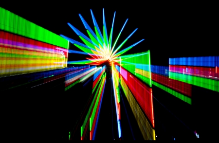 image of fluorescence lighting source by zoom lens techniqueの写真素材