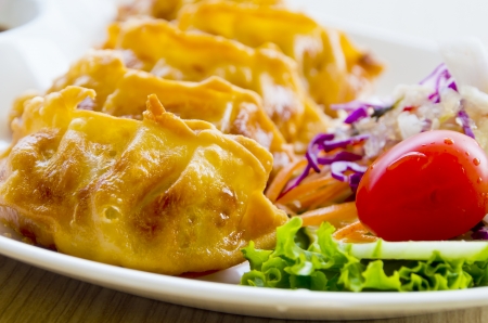 gyoza japanese foodの写真素材
