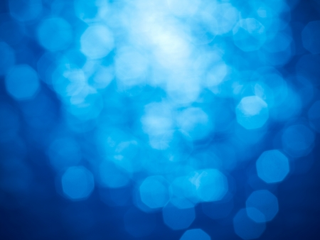 Blue Bokeh backgroundの写真素材