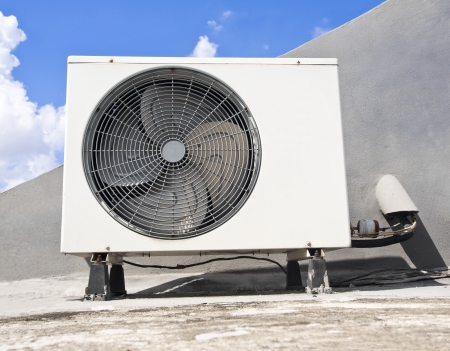 air conditioning,Outdoo r compressor unitの写真素材