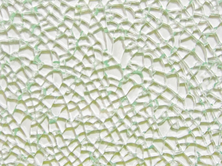 broken glass creating random linesの写真素材