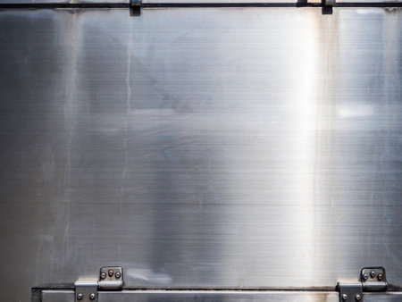 stainless steel texture , outdoor useの写真素材