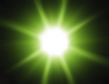 60mm lens flare on black の写真素材