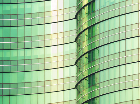 glass on window of modern building pattern