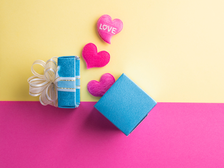 Christmas collection of gifts and decorative ornaments, photographic montageの写真素材