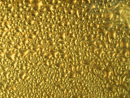 abstract background water drops on the surface with full of droplets, Blurry perspective of scene ready to showの写真素材