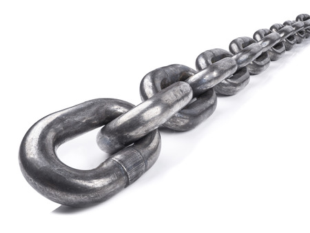 metal alloy steel chains for industrial use, very strong and hard for heavy load