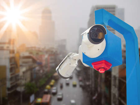 security camera installed for monitor, indoor and outdoor use, or cctv to record for property...