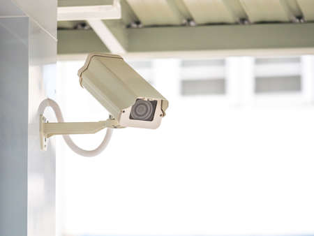 security camera installed for monitor, indoor and outdoor use, or cctv to record for property...
